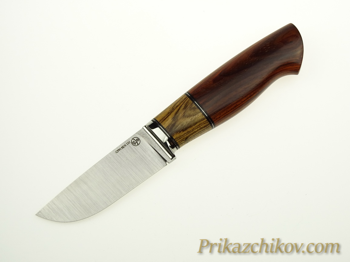 Нож с клинком из стали CPM REX 121 N43(рукоять- бокоте, кокоболо)