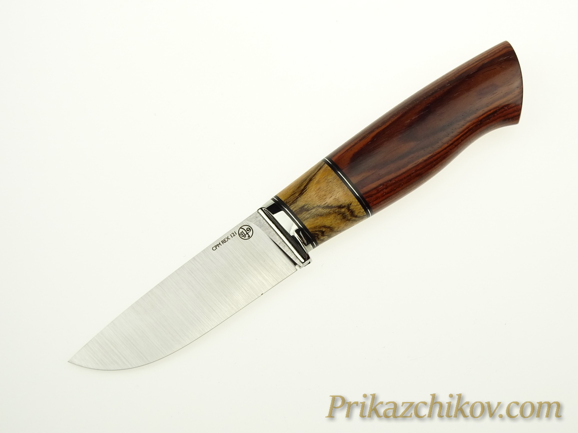 Нож с клинком из стали CPM REX 121 N44(рукоять- бокоте, кокоболо)