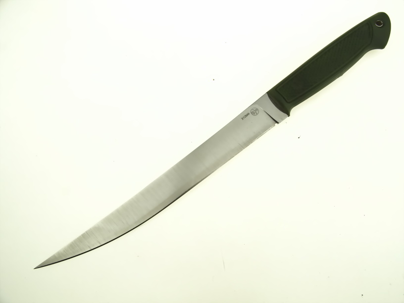 Нож с рукоятью из эластрона N 10