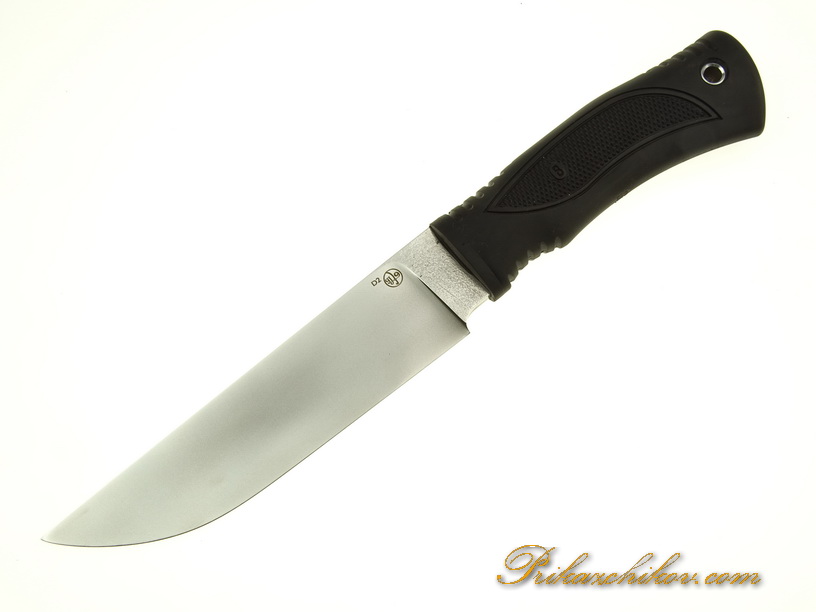 Нож с рукоятью из эластрона N 31