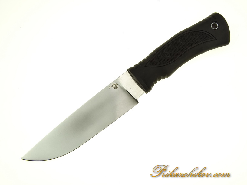 Нож с рукоятью из эластрона N 34