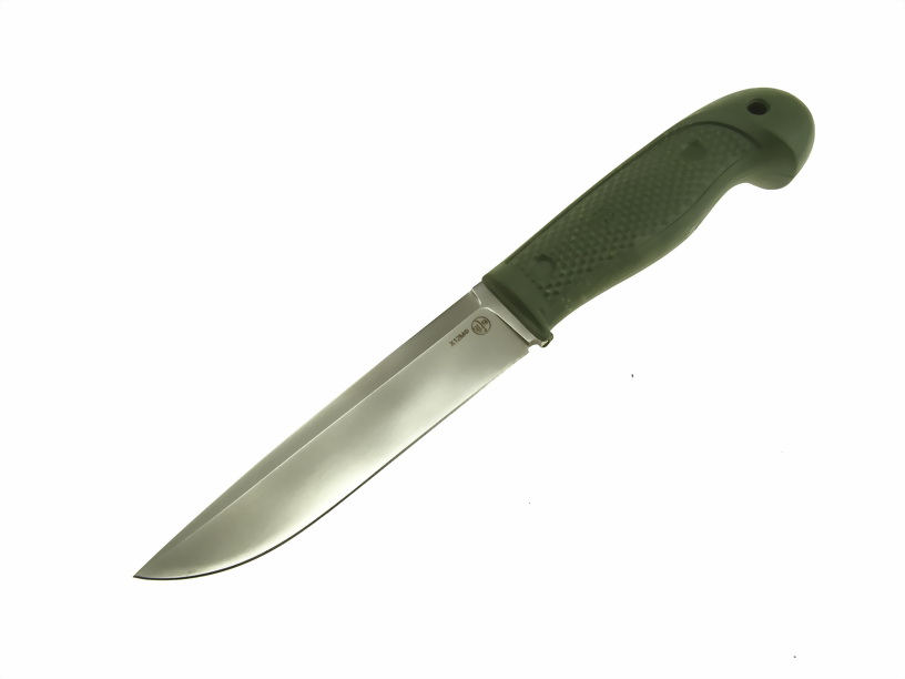 Нож с рукоятью из эластрона N 8