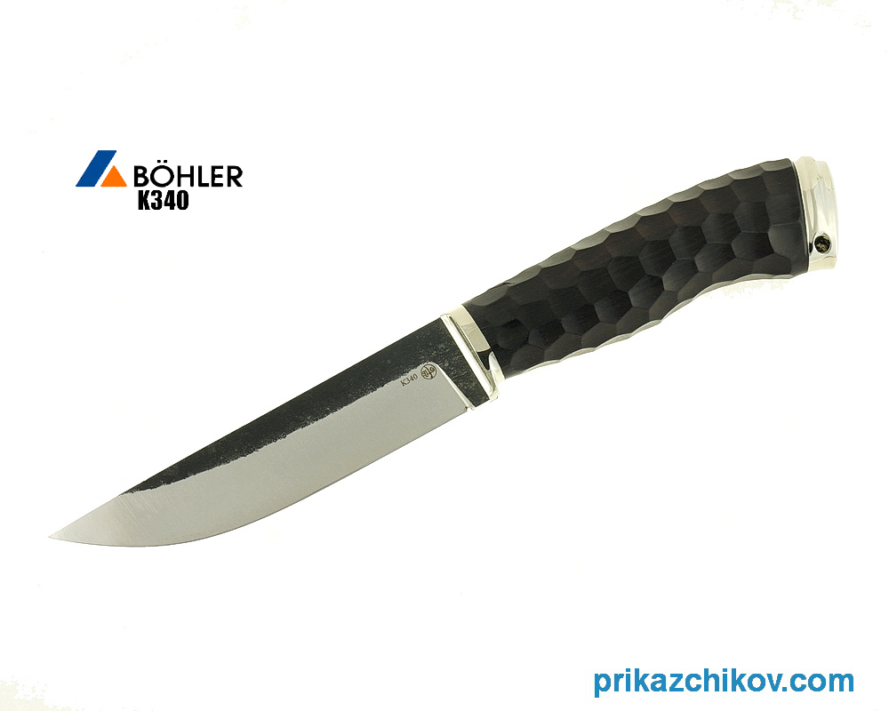 нож из стали bohler k340
