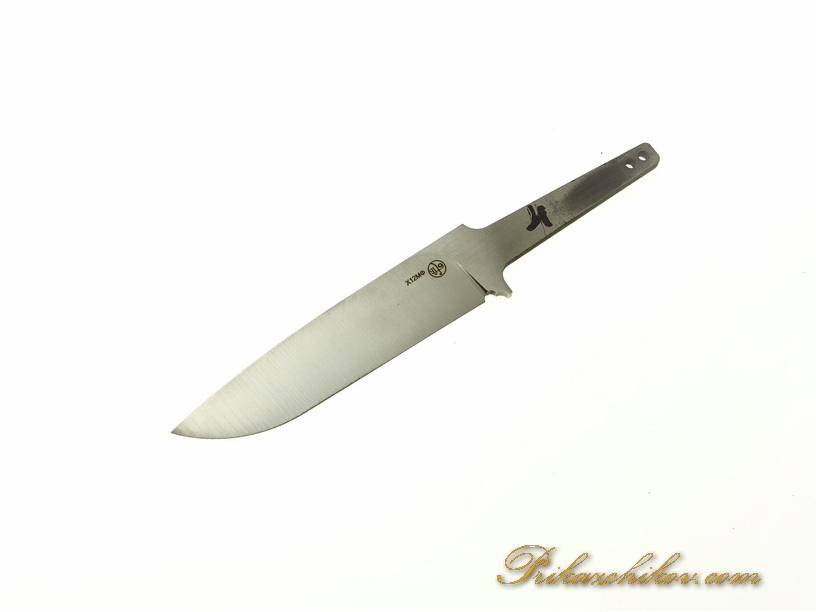 Клинок для ножа из стали х12мф с выпуклыми спусками «Convex Grind» N 4