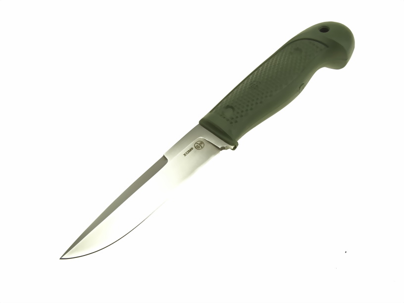 Нож с рукоятью из эластрона N 4