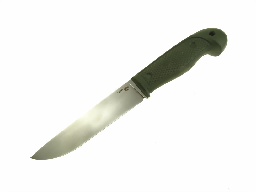 Нож с рукоятью из эластрона N 9