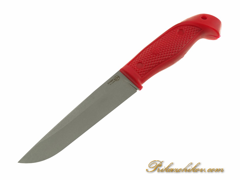 Нож с рукоятью из эластрона ” Таймыр ” (вариант 1)