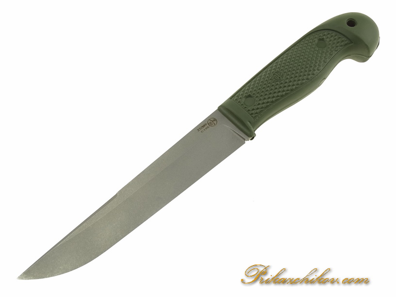 Нож с рукоятью из эластрона ” Таёжный 1 ” (вариант 1)