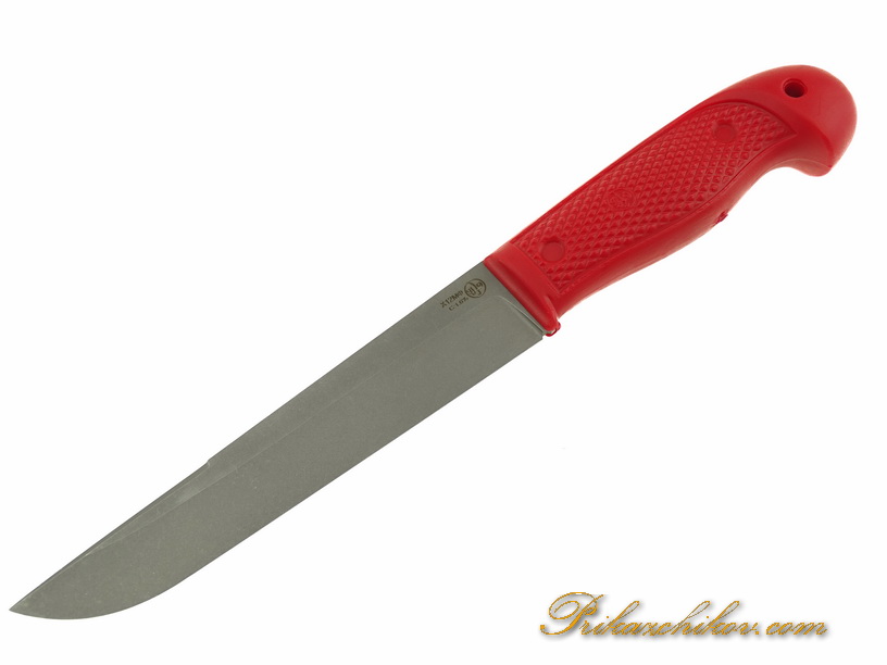 Нож с рукоятью из эластрона ” Таёжный ” (вариант 1)