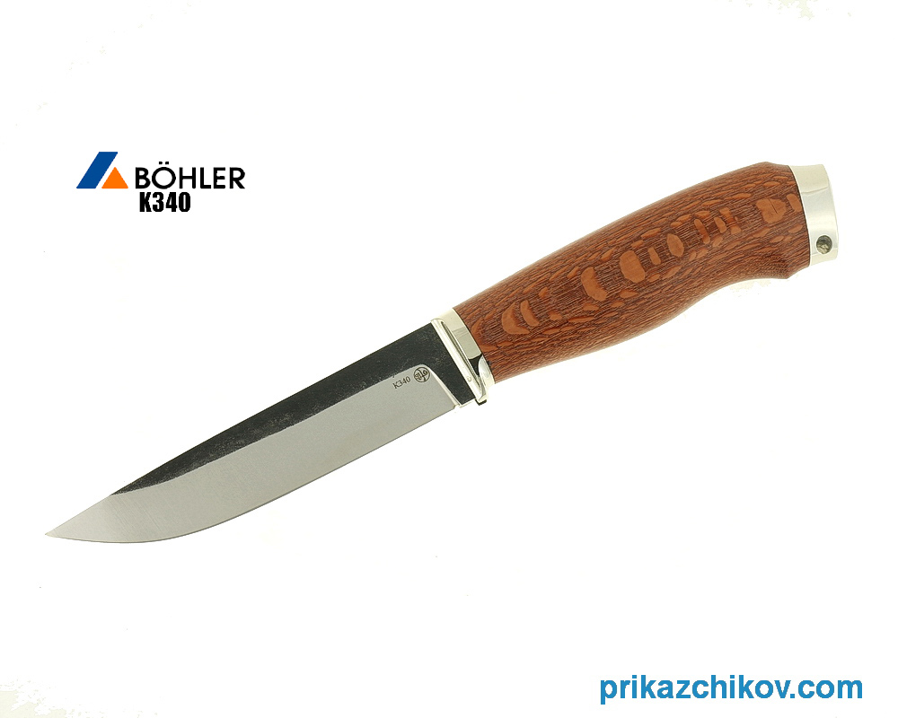нож из стали bohler k340