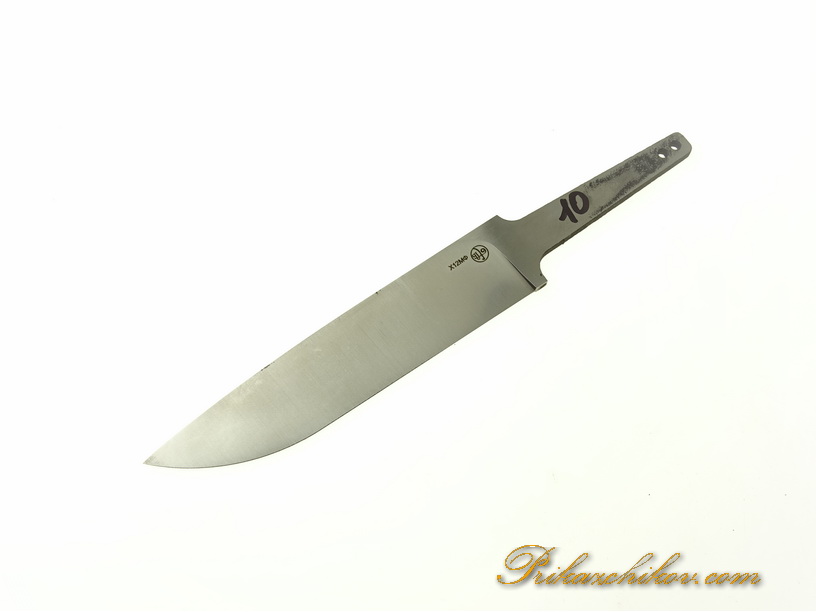 Клинок для ножа из стали х12мф с выпуклыми спусками “Convex Grind” N 10