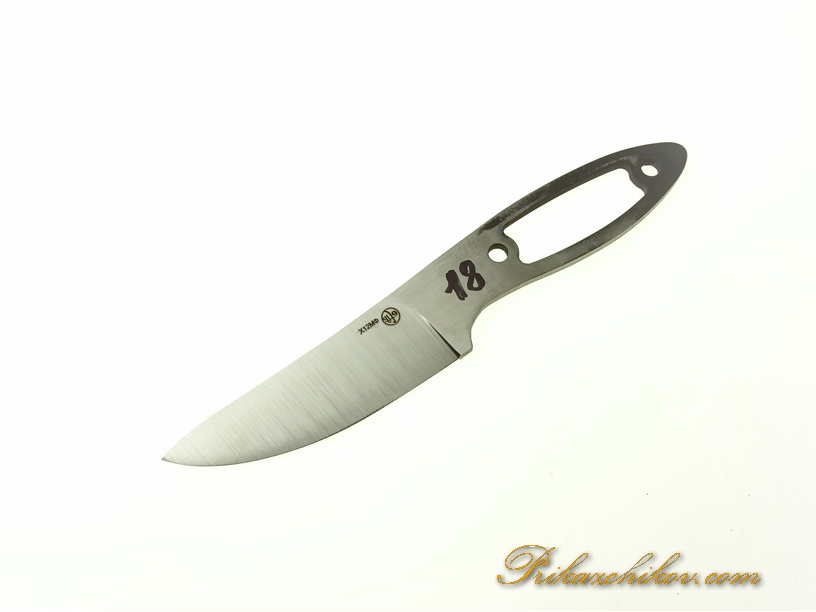 Клинок для ножа из стали х12мф с выпуклыми спусками “Convex Grind” N 18