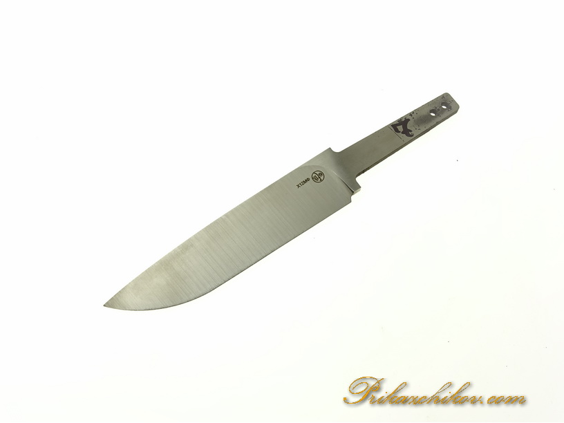 Клинок для ножа из стали х12мф с выпуклыми спусками “Convex Grind” N 7
