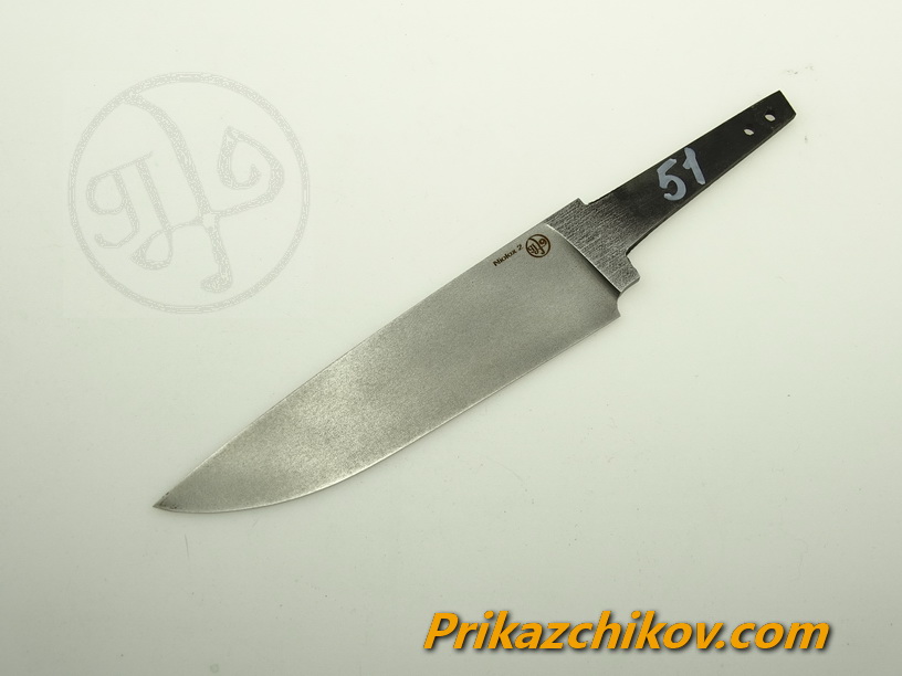 Клинок для ножа из стали Lohmann Niolox 2 (Lo-R 4197) N 51
